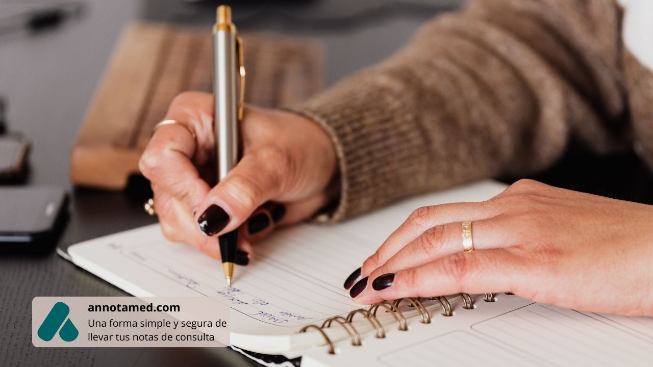 5 plantillas de notas de consulta para organizar pacientes